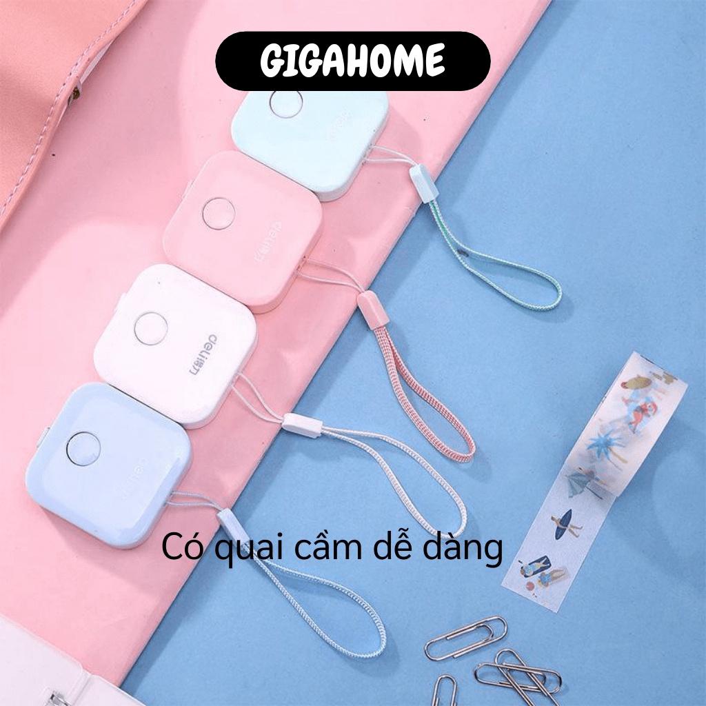 Cuộn thước dây mini GIÁ VỐN]Cuộn thước đo nhỏ gọn tiện lợi 1m5 có nút bấm thu dây tiện lợi 8501