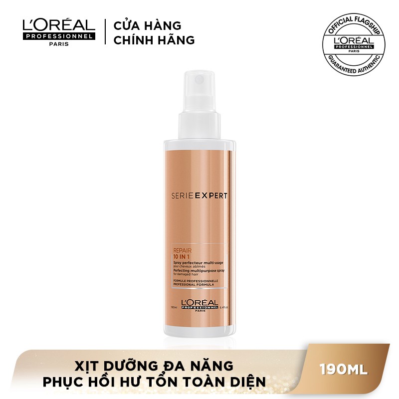 [Mã COSPPD04 giảm 10% đơn 600K] Xịt dưỡng phục hồi hư tổn toàn diện Serie Expert Absolut Repair Gold 190ml