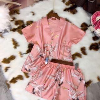 Bộ lụa đùi hạc