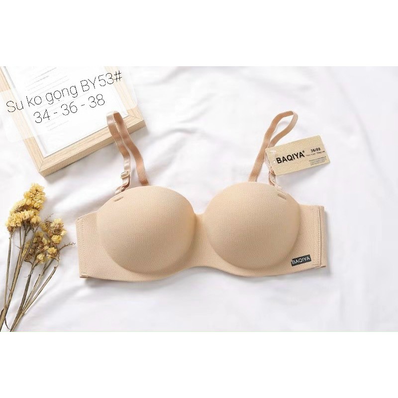 Áo lót nữ su bàn tay 💞FREESHIP💞 Áo su thái BAQIYA BY53 - 3size( 34.36.38) - mút 2cm nâng ngực đẹp.