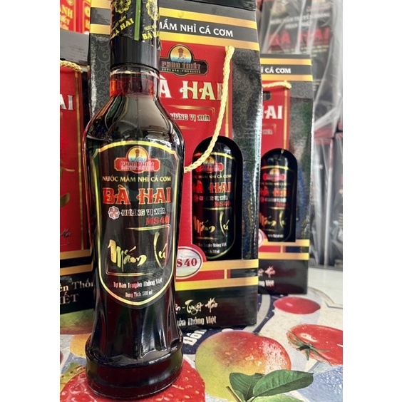 NƯỚC MẮM LÚ BÀ HAI ( hộp đen 2 chai x 500 ml )