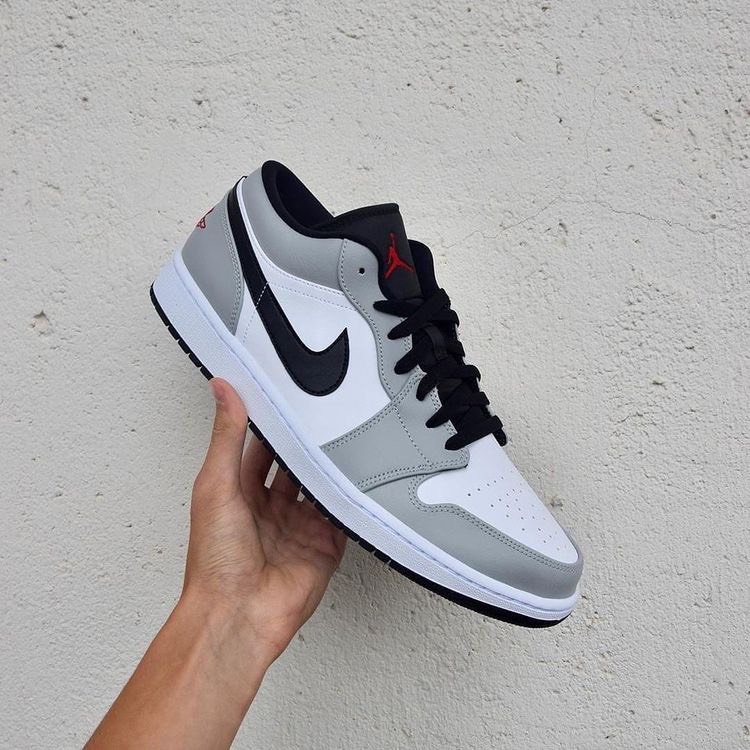 Giày thể thao JORDAN 1 low màu xám nam nữ Giầy sneaker jodan jd 1 xám đen thấp cổ Hot 2022