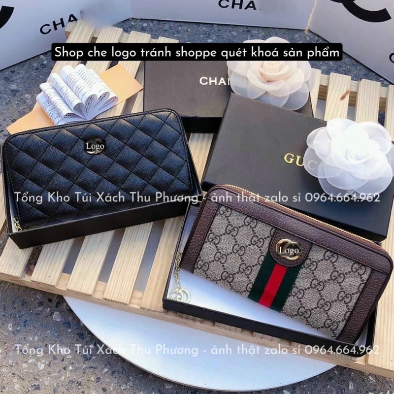 Ví dài cầm tay Gu.cii - Đio hàng xuất dư vip fullbox (cam kết chuẩn hình - video shop quay)