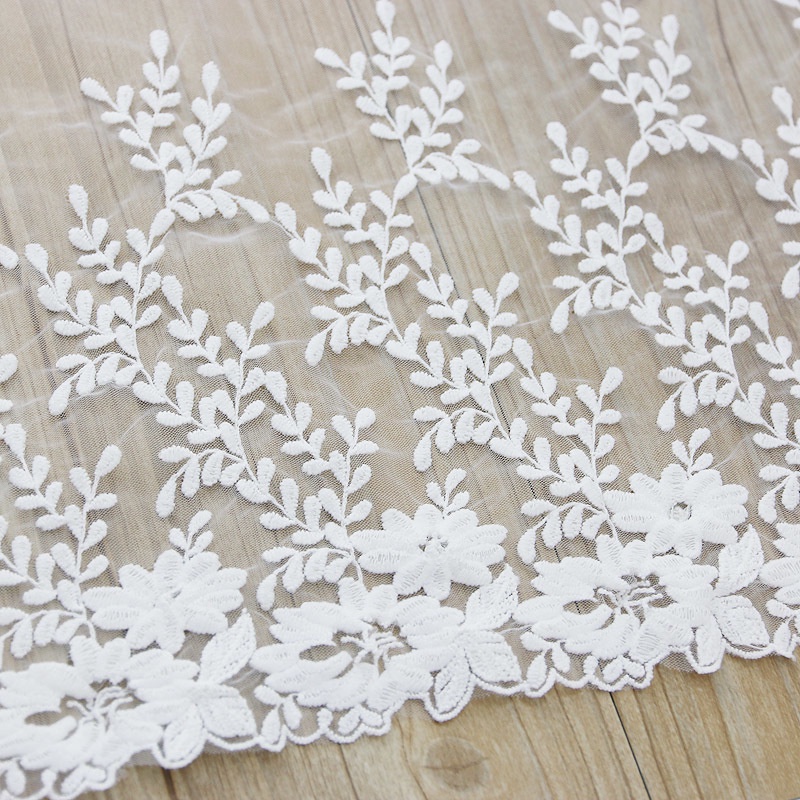Cuộn Dây Ruy Băng Ren Rộng 30CM Trang Trí Quần Áo Chất Lượng Cao