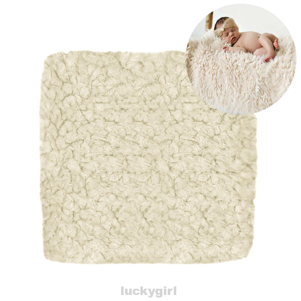 Backdrop Newborn Photography Soft Solid Square Baby Blanket