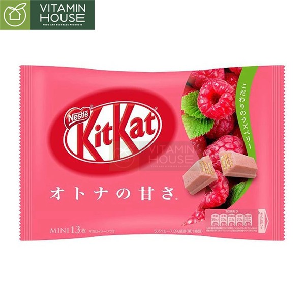 Kitkat mini Nhật vị Cam và Mâm xôi 130g [Vitamin House]