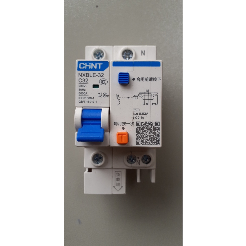 Aptomat chống dò chống giật CHINT 1PN 3PN 16A, 20A, 25A, 32A, 40A, 63A