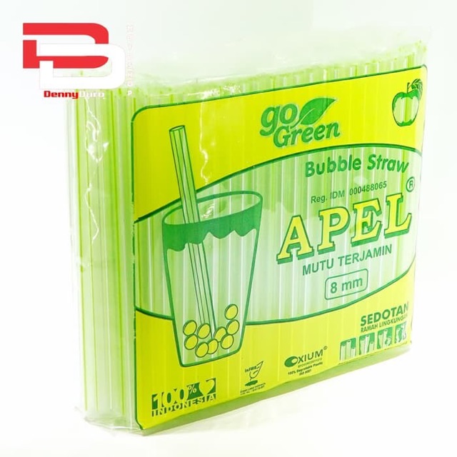 Nắp Ống Hút Hình Quả Táo Kích Thước 8mm / Juice Cho Apple