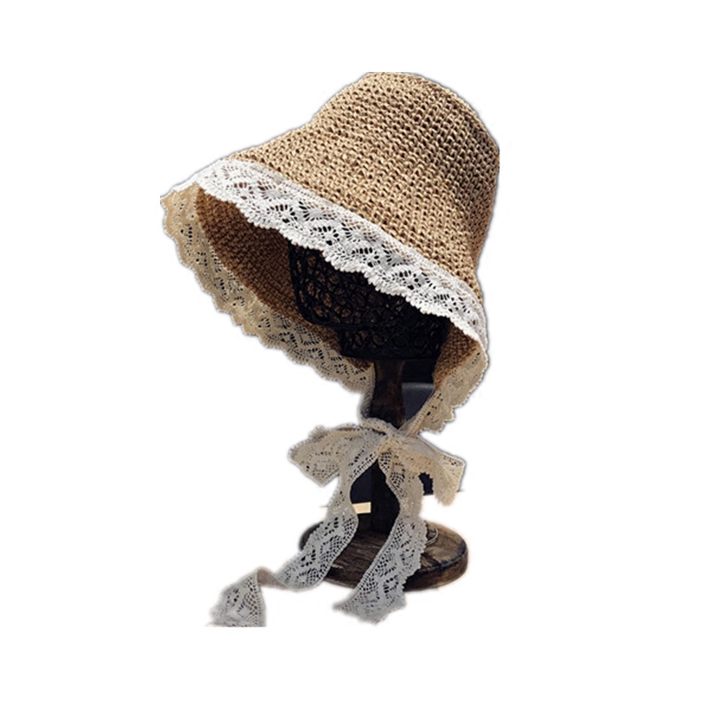 Nón Vành Phối Ren Thời Trang Đáng Yêu Dành Cho Nữ