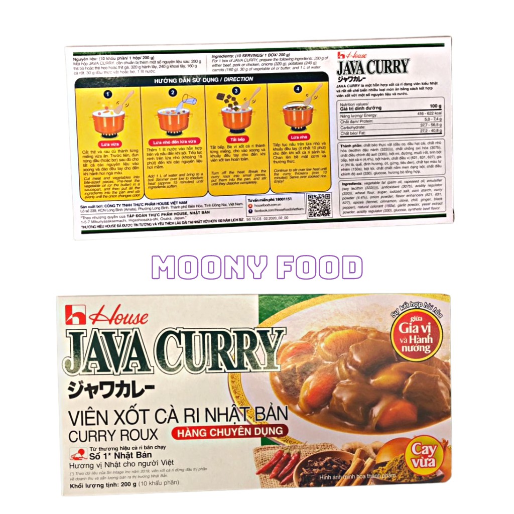 Viên Cà Ri Nhật Bản - Java Curry Hộp200G
