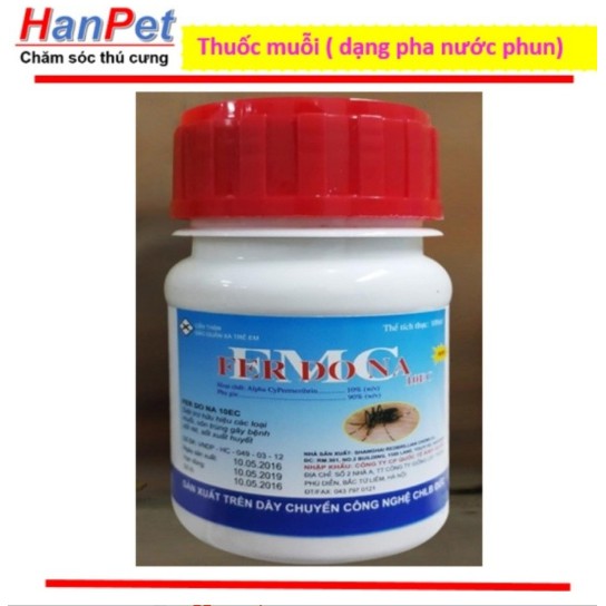 Thuốc muỗi FERDONA 100ml, - dạng pha nước phun - LADIEP 317b