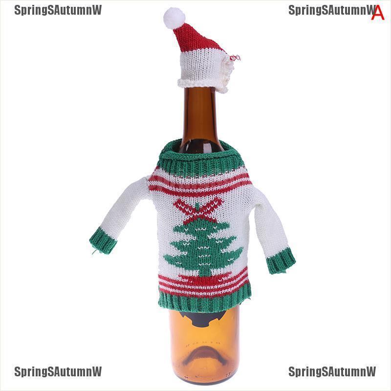 Vỏ Bọc Chai Rượu Hoạ Tiết Giáng Sinh 2021