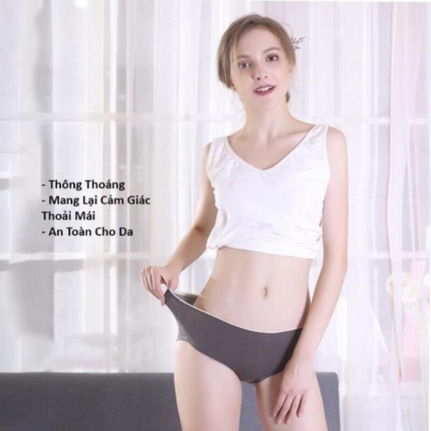 Quần Lót Cotton100 Tàng Hình không Đường May Diệt Khuẩn..