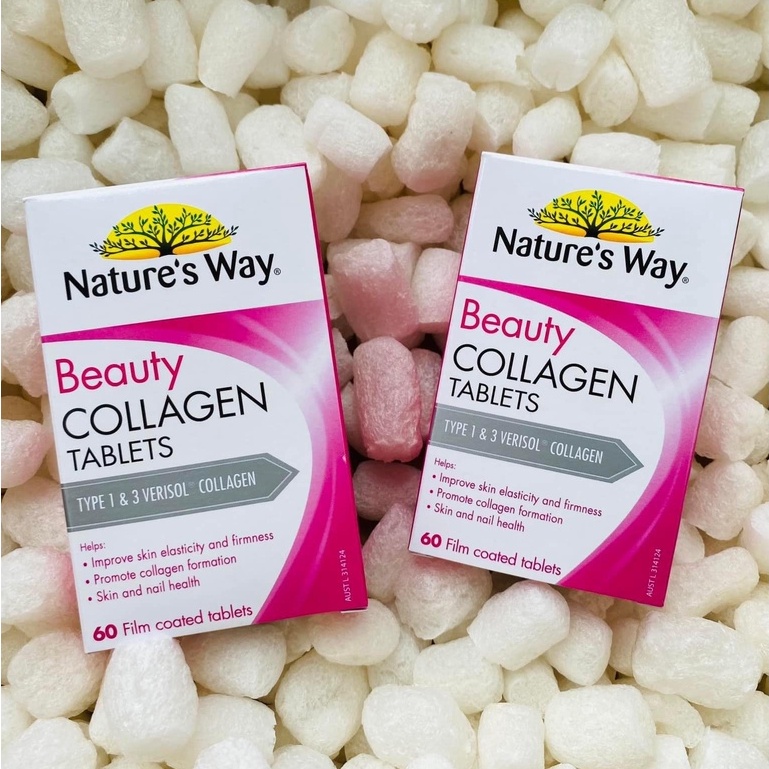 Viên Uống Đẹp Da Beauty Collagen 💎💎 Nature's way Beauty collagen - 60 Viên