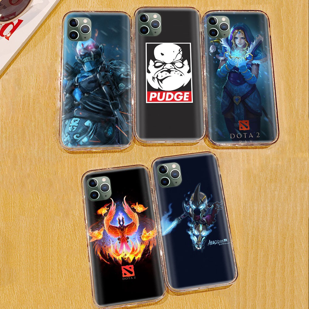 Ốp Lưng Trong Suốt In Hình Game Dota 2 Cho Iphone 11 12 Mini X Xs Xr Pro Max