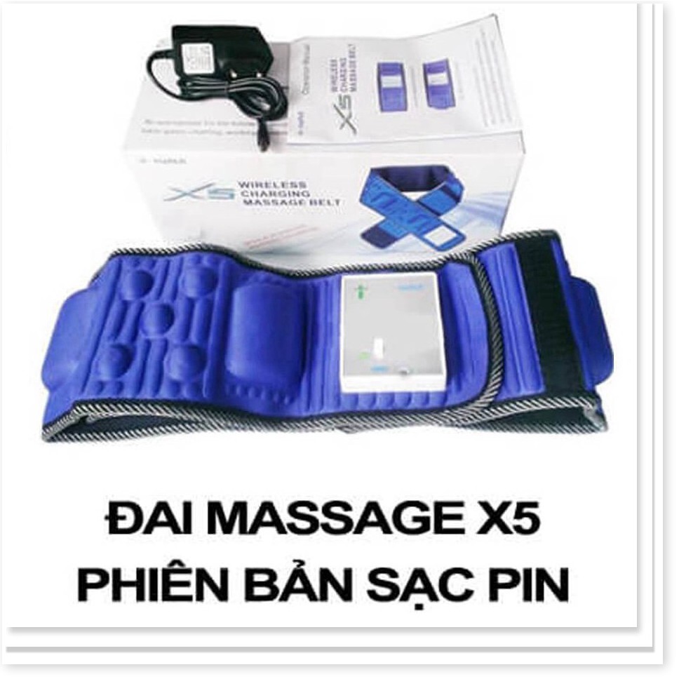 Đai massage giúp giảm mỡ bụng X5 TÍCH HỢP PIN (Loại cao cấp)