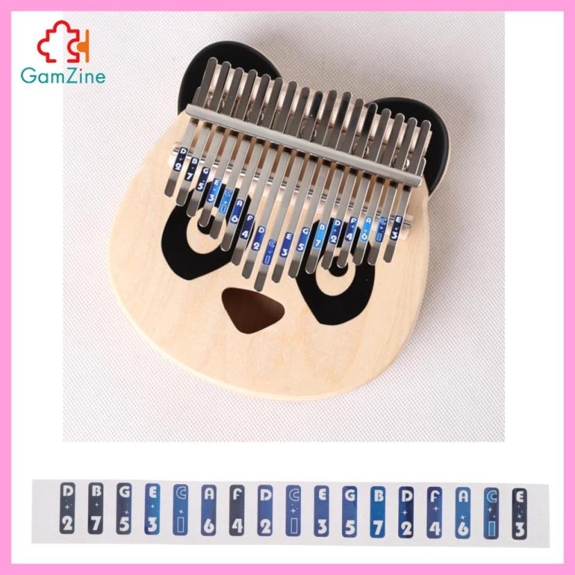 Bộ Hình Dán 17 Phím Kalimba Cho Trẻ Em