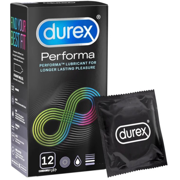 Bao cao su Durex Performa KÉO DÀI THỜI GIAN QH  - PHIÊN BẢN MỚI - HỘP 12 CÁI