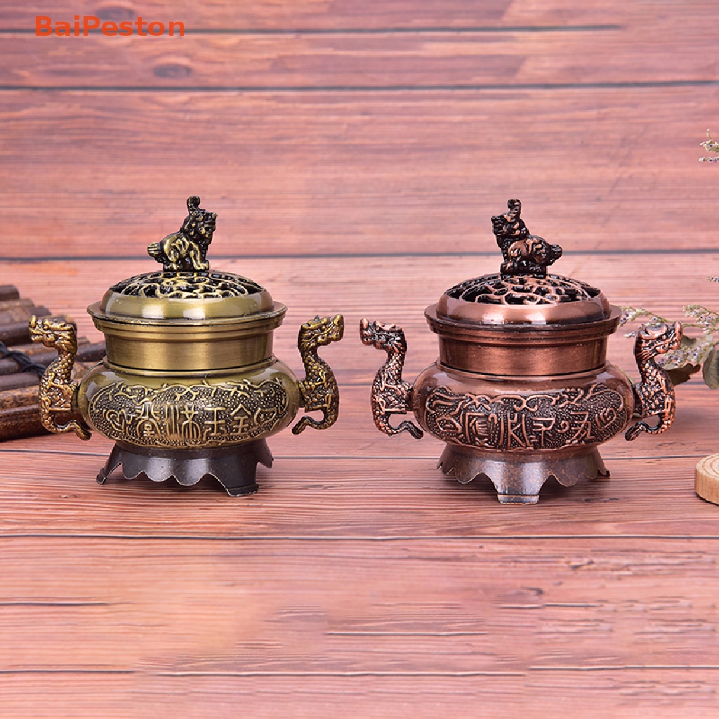 Đế Đốt Trầm Hương Mini Bằng Hợp Kim Đồng Phong Cách Tây Tạng