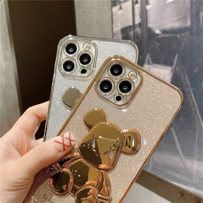 Ốp lưng iphone X-Brick xi kèm nhũ cạnh vuông 6/6plus/7/7plus/x/xsmax/11/11promax/12/12promax/13/13promax
