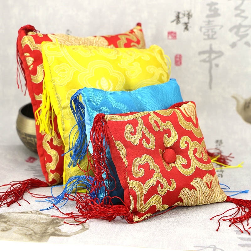 Đế Chuông Xoay Nepal - Đế Gấm Đặt Chuông - Singing bowl