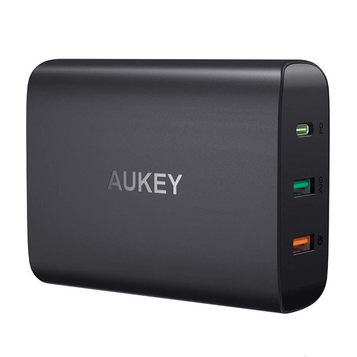 Củ sạc nhanh 3 cổng 74.5W PD 3.0 QC3.0 Aukey PA-Y13 / PA-Y10