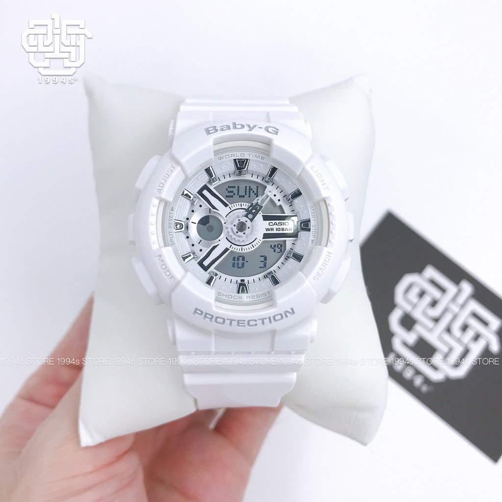 Đồng hồ nữ Casio Baby-G BA-110 / BA-110-7A3 chống va đập, chống nước 200m, size 43.4mm, hàng chính hãng