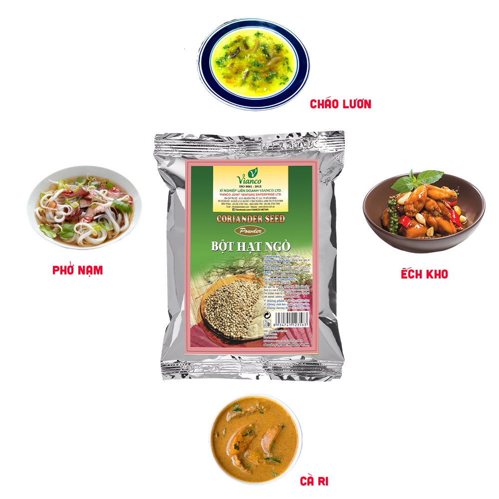 Bột hạt ngò Vianco 500gr