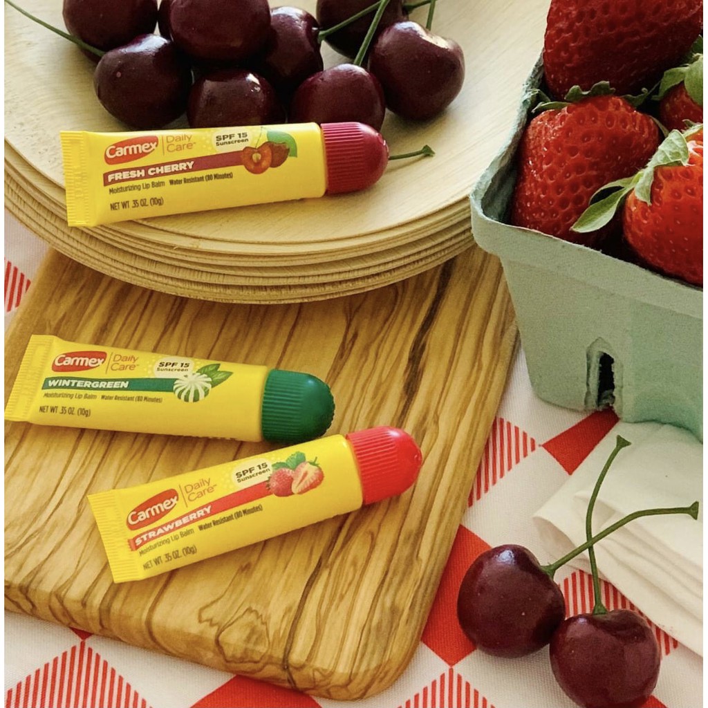 Son dưỡng môi Carmex Daily Care Moisturizing Lip Balm SPF15 ( Bán lẻ)