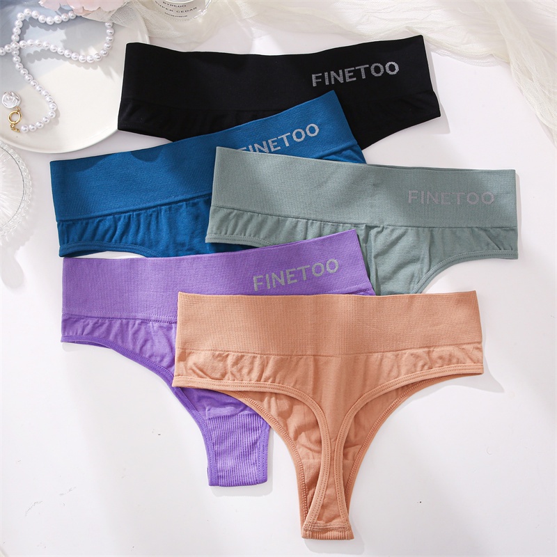 Quần lót lọt khe CUTEBYTE size M-2XL cạp cao mềm mại thời trang 2022 cho nữ