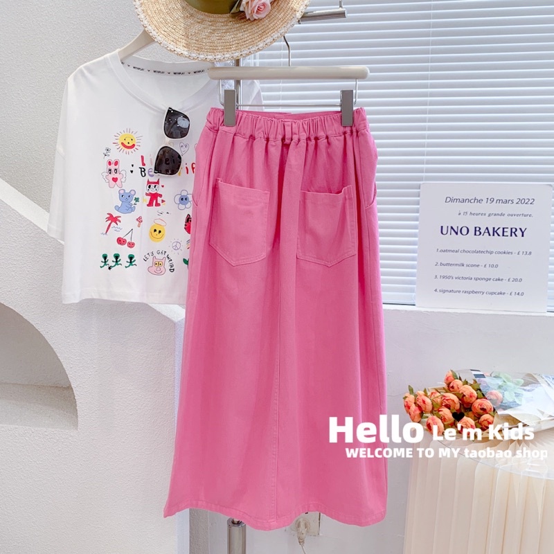 Set Áo Chân Váy QCCC Đồ Đôi Mẹ và Bé