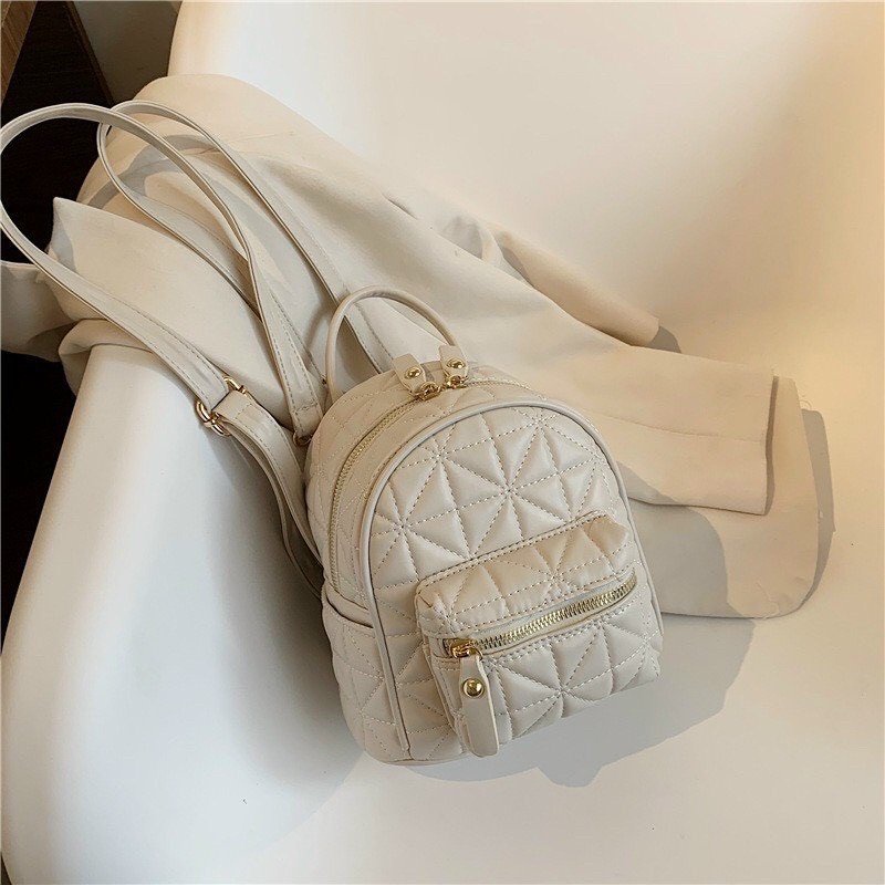 Balo Nữ Linh Store Balo Mini Da Mềm HỌA TIẾT QUẢ TRÁM Cá Tính Siêu Xinh Phong Cách Hàn Quốc