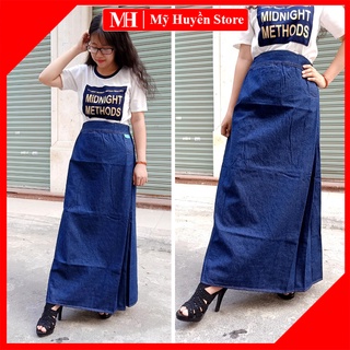 Váy Chống Nắng Jean Trơn Cao Cấp Thiết Kế Đơn Giản Chống Tia UV Tốt Có Size Lớn Mỹ Huyền Store