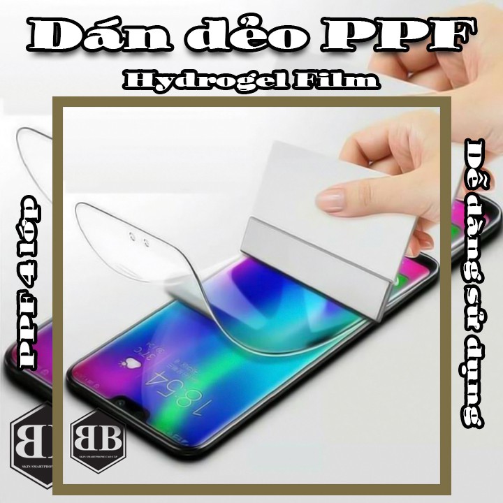 Dán dẻo hydrogel film PPF điện thoại Samsung Galaxy J7 PRIME mặt trước mặt sau full viền