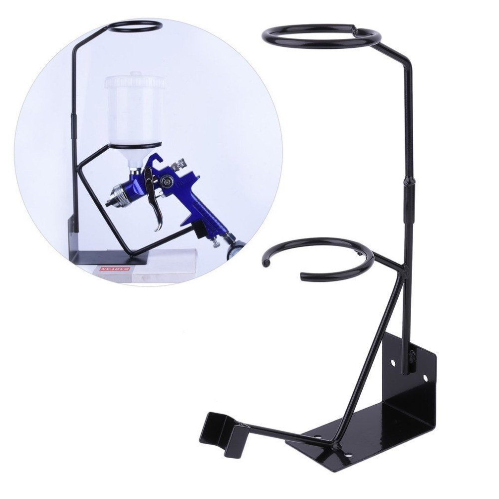 Giá Đỡ Súng Phun Sơn Gắn Tường Kèm Giấy Sơn Tiện Dụng