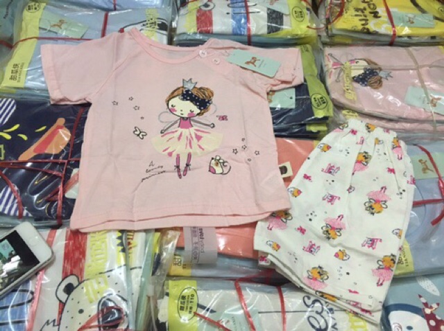 BỘ COTTON XUẤT HÀN bé trai/ bé gái