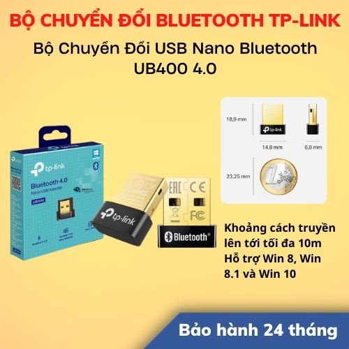 [Hỏa Tốc - HCM] USB Bluetooth UB400 TP-Link / Bộ Chuyển Đổi USB Nano Bluetooth UB400 4.0 TP-Link | BH 24TH | LSB Store