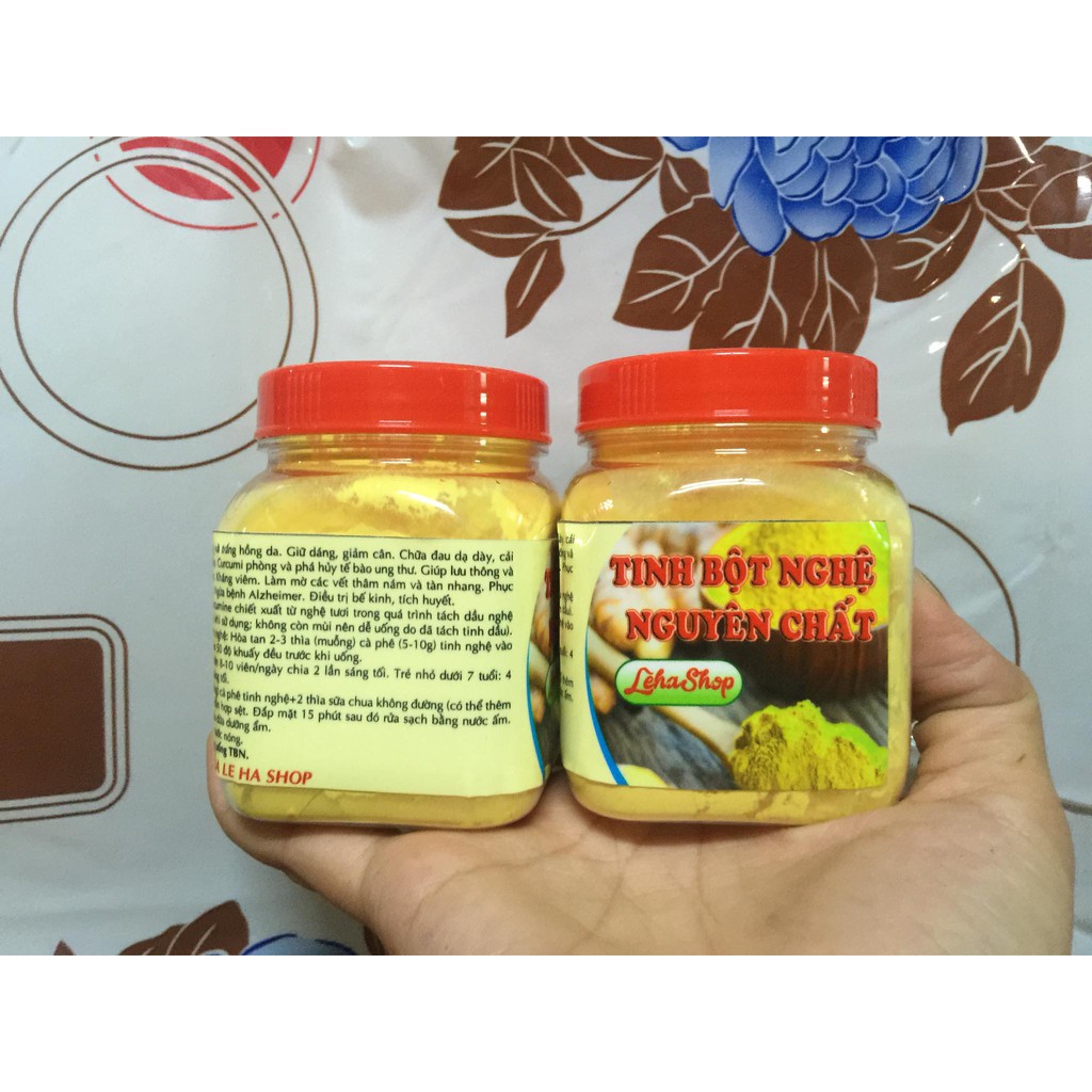 Combo 100gr tinh bột nghệ và 50ml mật ong nuôi