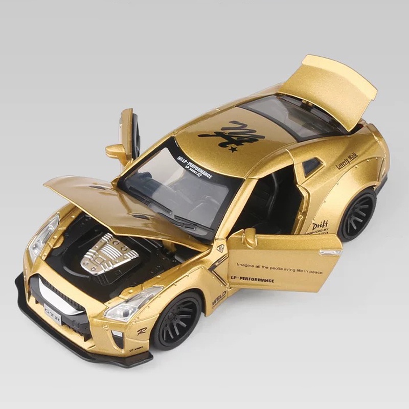 Mô Hình Xe Hơi Nissan GTR Bằng Hợp Kim Tỉ Lệ 1: 32