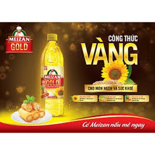 Dầu ăn Meizan Gold chai 1lít