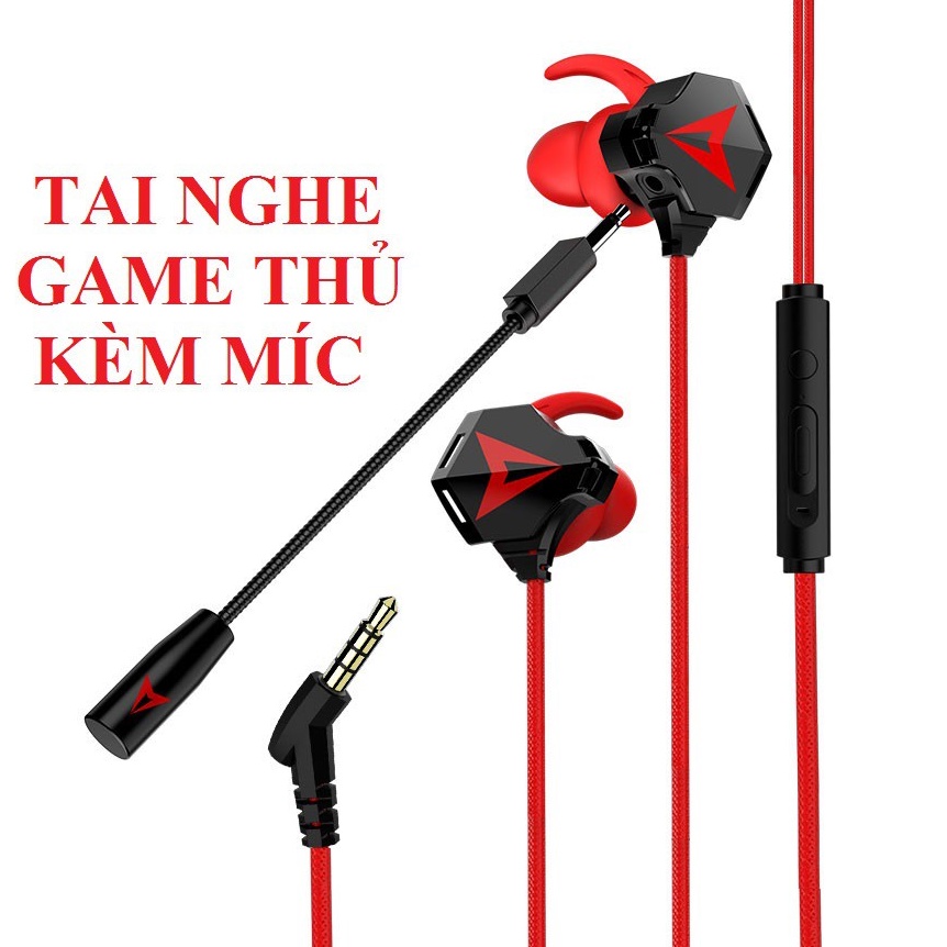 Tai nghe game thủ, tai nghe chính hãng Sendem S2 - chất lượng âm thanh siêu chất, kèm míc rời tiện lợi, tay nghe gamming
