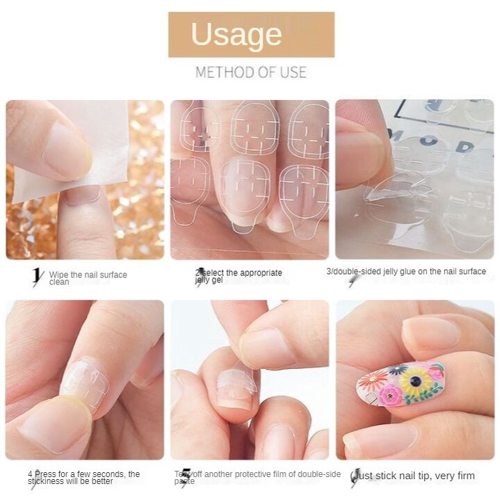 Nail glue Waterproof fake nail glue Nail glue Nail glue, jelly glue