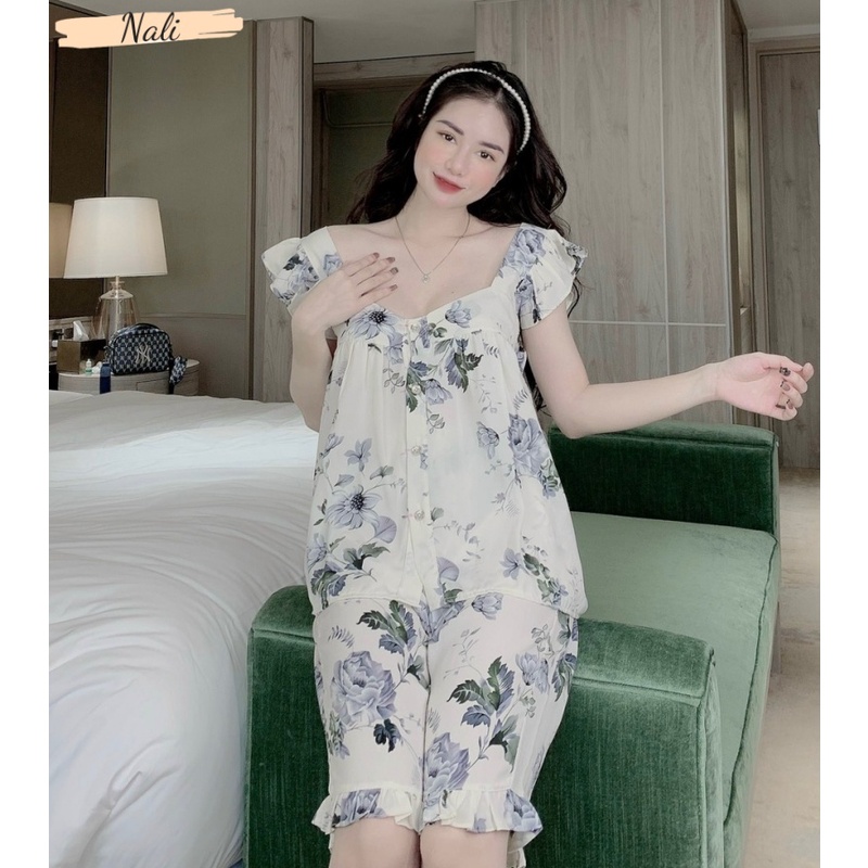 Đồ Bộ Pijama Nữ 2 dây cánh tiên điệu đà dễ thương, Bộ ngủ ngố hoạt hình DN04_2