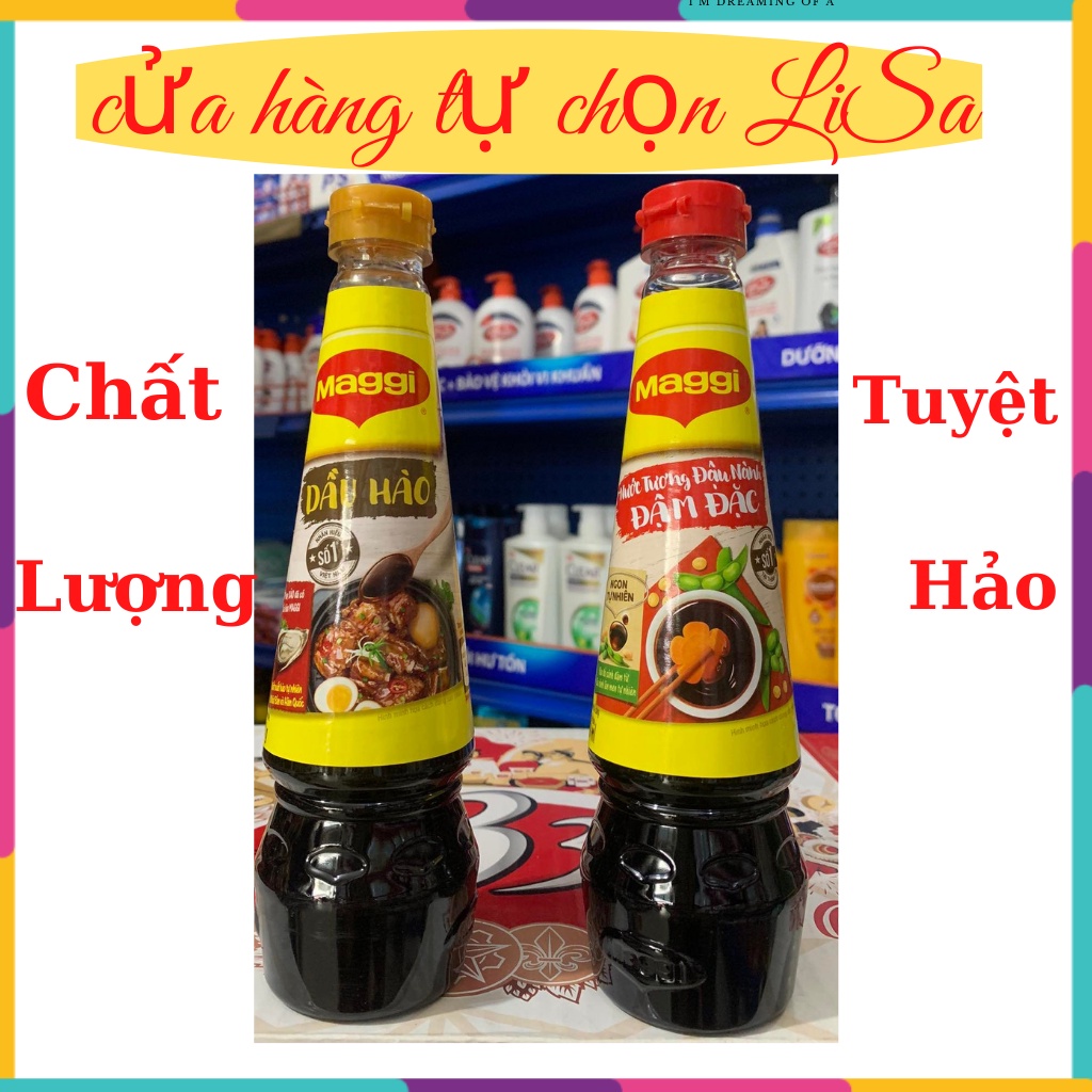 Nước tương đậu nành đậm đặc Maggi / Dầu hào Maggi chai 300ml