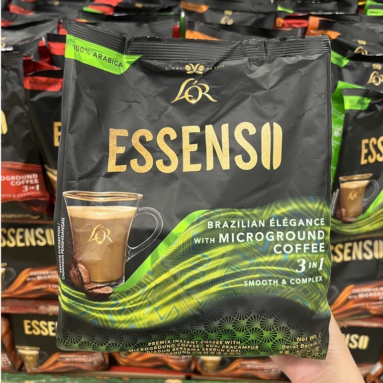 Cà phê hòa tan 3 in 1 Super Essenso Microground Coffee 3 in 1 Coffee Beans 20 x 25g (500g)