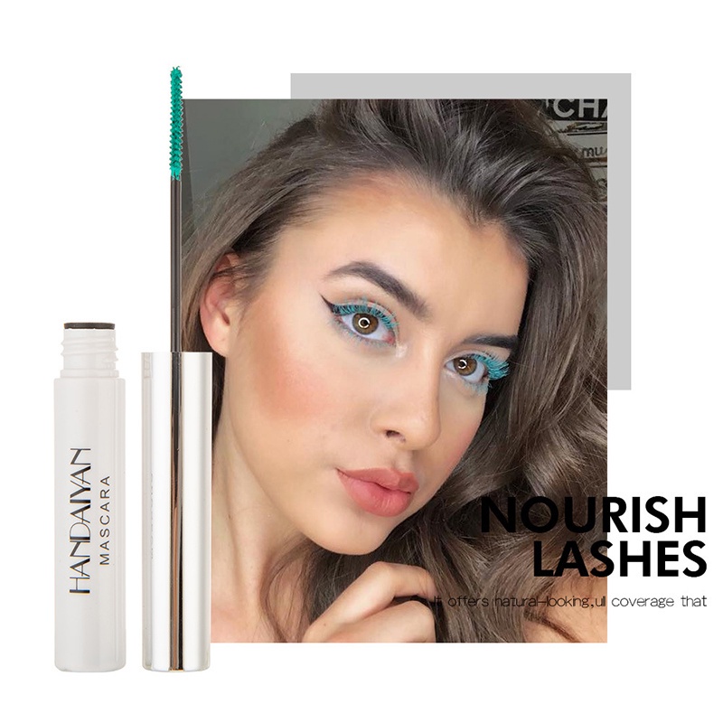 Mascara Uốn Cong Làm Dày Lông Mi Màu Sắc Mỏng Nhẹ Dự Tiệc Đêm Giáng Sinh YR