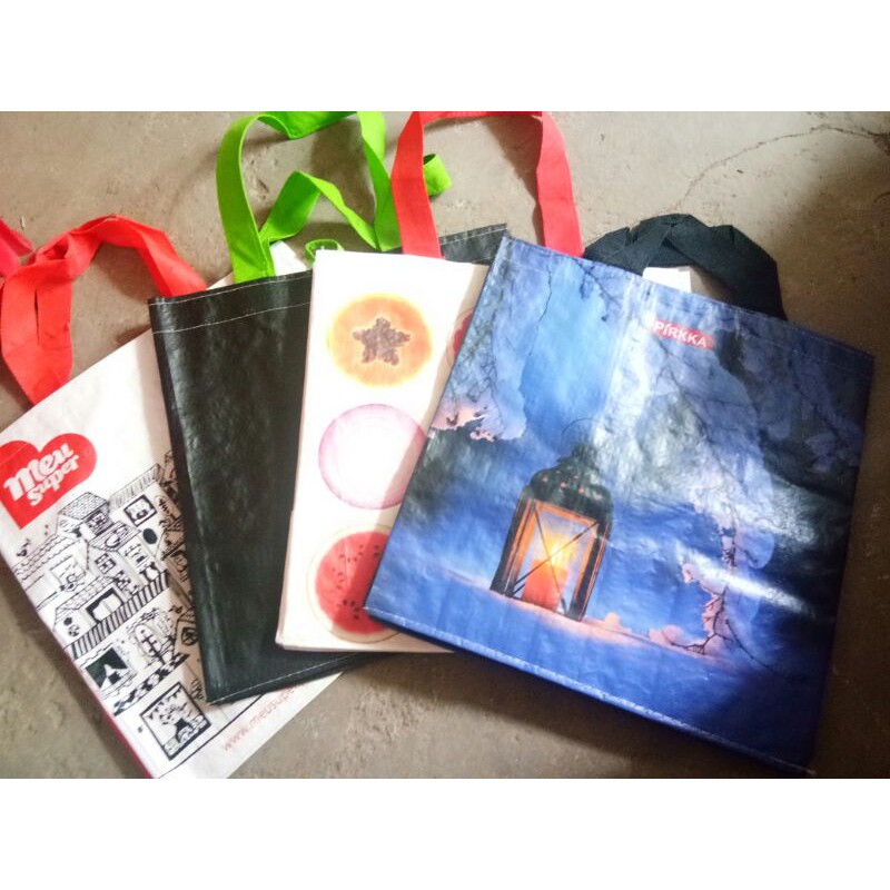 Túi xách bằng bao loại đáy ngang siêu to đựng đồ tiện lợi