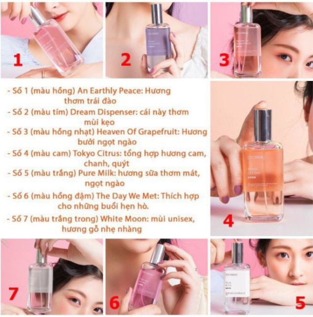 DEAL HOT) Nước Hoa Xịt Thơm Toàn Thân ShiMang Body Mist 50ML NH5 | Thế Giới Skin Care