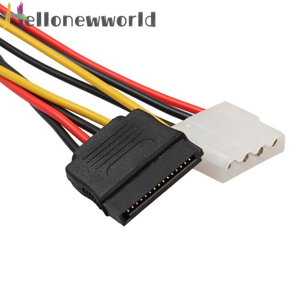 Dây Cáp Nguồn Sata 15pin 4pin Ide Molex Female + Sata Female