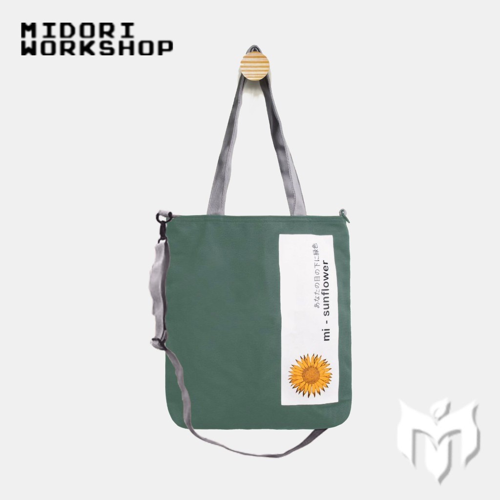Shop chọn mẫu ngẫu nhiên Túi đeo chéo và tote 2 trong 1 cao cấp Local Brand Mi Midori